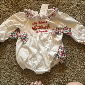 French knot Christmas bubble